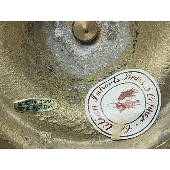 Vintage Brass Adjustable‎ Candlestick Holders Pair Brass & Copper Castilian - Picture 8 of 10